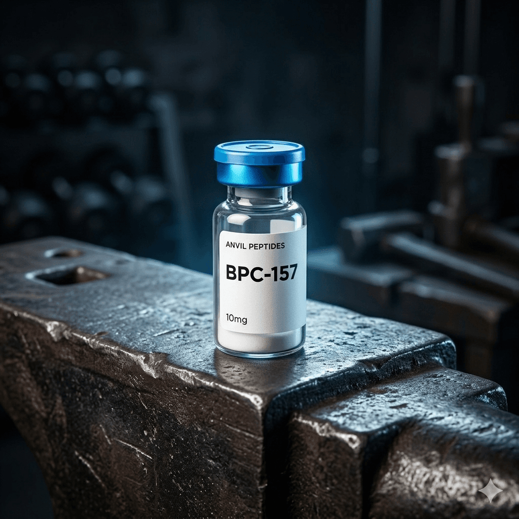 BPC-157 research peptide — ≥99% (HPLC Verified) — buy online at ANVIL PEPTIDES